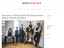 Tablet Screenshot of hifinoise.com